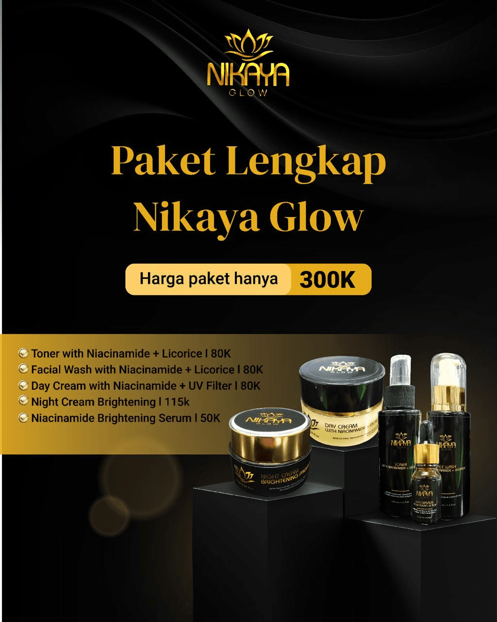 Paket Lengkap Nikaya Glow