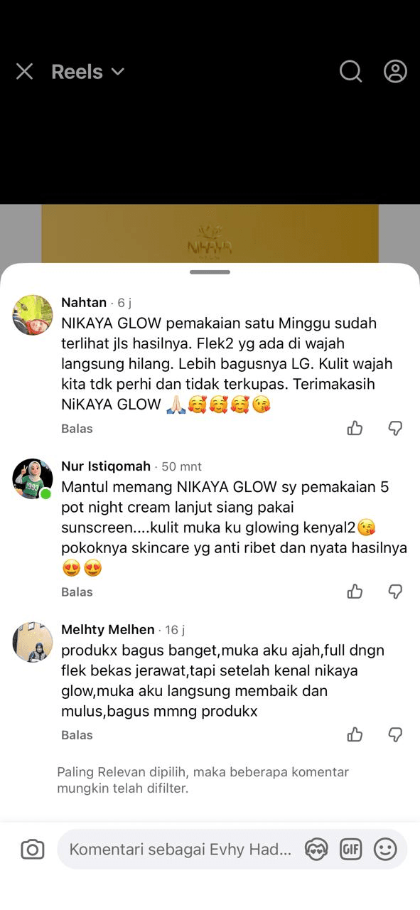 Testimoni Nikaya Glow 6